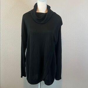 Banana Republic Factory Lightweight Turtleneck Black Size Medium